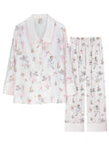 【Wild Berry Girl | Tea Party】Silken Dreams - Women's Pajama Set - Long Sleeve Long Pants